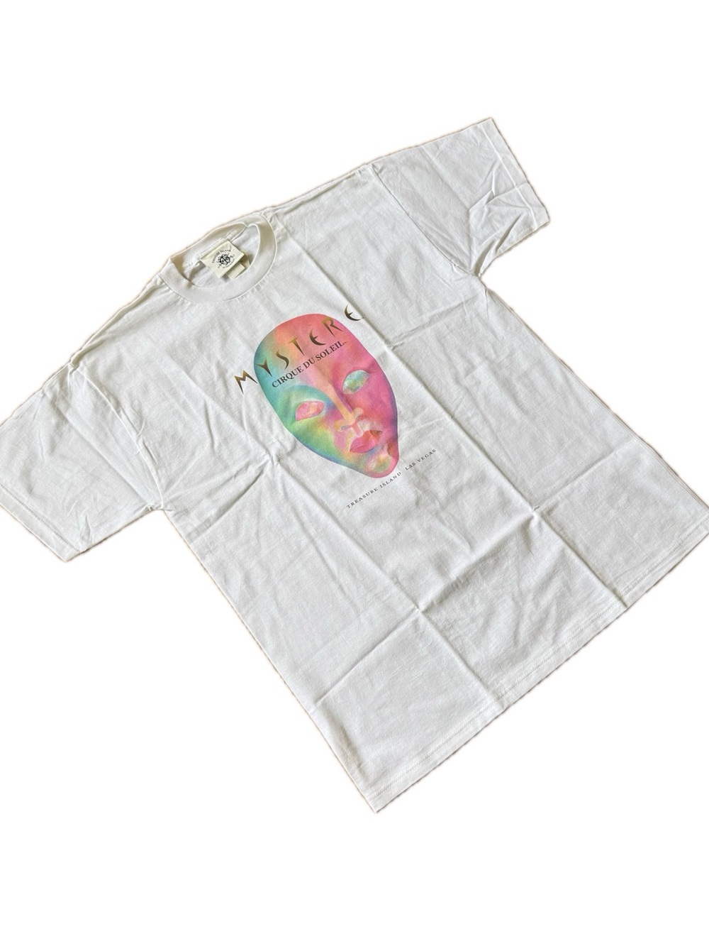 Cirque Du Soleil Vintage 90s Art Tee Shirt Treasure Island Size L Rare Deadstock